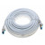 15m Ethernet LAN Patchkabel Netzwerkkabel Cat 6a S/FTP PIMF mit RNS | weiss | RJ45 Stecker auf RJ45 Stecker 