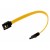 20cm DeLock SATA II 3 Gb/s Kabel | gerade / gerade | Metall Clips | gelb | 82476