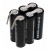 NiMH 7,2V 2200mAh Akkupack 2x3er Reihe F2x3 AA Mignon | 3,2mm breite Lötfahnen | Modellbau u.a.