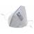 2x FFP2 Gesichtsmaske Mund-Nase-Schutz | CE 2834 EN 149:2001 + A1:2009