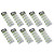 BB 10.21 | 100 Stück [10x10 Stk.] Camelion AG8 LR55 Alkaline Knopfzelle Batterie | G8 LR1120 191 GP91A SR1120W | 1,5V 42mAh