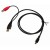 Delock Kabel 2x USB 2.0 Typ-A Stecker auf Mini USB 5-pol Stecker | z.B. für Festplatten | 82447