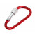 1x Karabinerhaken Metall Schnappverschluss verschiedene Farben | L 45mm B 24mm H 2mm 