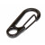 Karabinerhaken Metall Schnappverschluss schwarz | L 31mm B 14,5mm H 2mm 