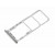 Original Samsung Galaxy M32 (SM-M325F) Sim + MicroSD Kartenhalter silber weiss | GH98-46835C