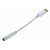 USB-C Stecker auf 3,5mm 4-Pin Stereo mit Mikrofon Klinke Buchse Adapter | analog | weiss