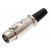 XLR Stecker female Lade-Verbinder Steckverbinder | Sound Audio Mikro Lade | Metallgehäuse