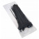 100 Stück Kabelbinder 200 x 3,5mm von Goobay aus wetterfestem Nylon in Farbe schwarz, Hersteller Artikelnummer 17071