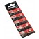 10x Camelion AG11 LR58 Alkaline Knopfzelle Batterie, 162, G11A, LR721, GP162, V11GA, 1,5V, 21mAh