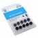 10x Sennheiser 525784 Ohradapter, Ohrpolster für CX 300 400 500 IE 6 IE 7 IE 8 u.a., Gr. M, schwarz