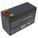 Multipower MP7.2-12 Blei Gel Akku mit 12 Volt und 7,2Ah Kapazität, Faston 4,8mm Kontakte, mit VDS Zulassung.