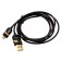Hochwertiges, schwarzes, 1,5m langes USB-Datenkabel und Ladekabel