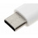 1m Datenkabel Ladekabel USB Type C Stecker auf USB Typ-A 2.0 Stecker, weiss, Handy, Tablet, Laptop