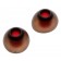 1 Paar (2 Stück) original Philips Ohrpolster, Ohrstöpsel, Earpad, konisch, glatt aus Kunststoff für SHE9000 In-Ear-Kopfhörer. Größe L in Farbe grau, Ersatzteil Teilenummer 996510041635