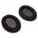 1 Paar Sennheiser 514019 Ohrpolster mit Trägerring für HD 201, HD 206 Kopfhörer, schwarz