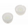 1 Paar (2 Stück) original Sennheiser Ohradapter, Ohrpolster, Ohrstöpsel für In-Ear Ohrhörer Headset, Kinnbügelhörer in Farbe weiß aus Silikon, Ersatzteil Artikelnummer 528124