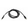 1 Meter langes Datenkabel Ladekabel USB-C 2.0 Stecker auf USB-C 2.0 Stecker, USB-PD bis 100W, schwarz