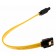 20cm DeLock SATA II Kabel, gerade / gerade, Metall Clips, gelb