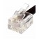 2 Meter langes Modem, Fax, Telefon Kabel, RJ11 Stecker auf RJ11 Stecker, Ersatzteil Teilenummer 112666-008