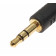 2 Meter langes Sennheiser Stereo Audio Kabel mit 2x 3,5mm Klinkenstecker (ein Klinkenstecker in gewinkelter Ausführung), Ersatzteil Artikelnummer 554327