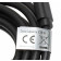 2 m langes Daten- Ladekabel, USB Type C (USB-C) Stecker auf USB-C (3.0) Stecker, in Farbe schwarz