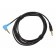 2m Sennheiser Stereo Audio Kabel, 3,5mm Klinkenstecker gerade auf gewinkelt, 554327