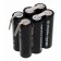 2x3er Reihe AA Mignon NIMH Akkupack, 3,2mm breite Lötfahnen, Modellbau, 7,2V, 2500mAh