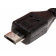 0,3m Micro USB Datenkabel für Smartphone Handy Tablet, schwarz