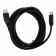 3 Meter langes Datenkabel USB 2.0 Typ-A Stecker auf USB Typ-B Stecker in Farbe schwarz