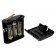 4,5V Flachbatterie 3LR6 Adapter Batteriebox, Wechselgehäuse mit 3x AA Mignon Batterien