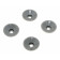 4x Gummifuß KW686878 für Kenwood FP910 0WFP911002, FP920 0WFP921001, FP932 0WFP929001 u.a.
