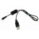 50cm Panasonic K1HY08YY0025 USB-Kabel für Digitalkameras, Casio Exilim, Fujifilm FinePix, Nikon CoolPix, Panasonic Lumix u.a.