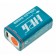 9V Block Lithium Akku 6F22 mit Micro-USB Ladebuchse, 6LR61, 6AM6, AM-6, 7,4V 500mAh