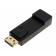 Adapter von Displayport Stecker (m) auf HDMI Buchse (f) mit Audio
