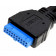 InLine USB 3.0 Adapterkabel 2x USB 3.0 Buchse Typ A auf Pfostenanschluss Mainboard Buchse 19polig
