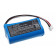 Akku für Philips ShoqBox SB500M/00 Bluetooth Lautsprecher Box, ersetzt INR18650-2S, 7,4V, 3400mAh
