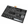Lithium-Polymer Akku für Samsung Galaxy Tab S5e, Tab S6 und Tab S6 Lite Tablet mit 3,85 Volt Spannung und 6800mAh Kapazität, ersetzt den original Akku EB-BT725ABU, bzw. GH43-04928A