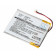 Lithium-Polymer Akku für Samsung YP-S3 Mediaplayer mit 3,7 Volt und 580mAh Kapazität