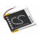 Alternativer Lithium-Polymer Akku für Samsung YP-S3 Mediaplayer mit 3,7 Volt und 580mAh Kapazität