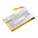 Alternativer Akku für Sony NWZ-E463, NWZ-E464, NWZ-S764, NW-A25, NW-A26, NW-A27, ersetzt 1-756-920-21 u.a., 3,7V, 650mAh