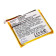 Akku für Typhoon MyGuide 4200 4228 4228WE GPS Navi, ersetzt 50000215, P675045N, PND4220, 3,7V, 1450mAh