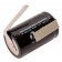 Alternativer 2/3 Ni-MH Akku für Panasonic ER398 und ER201 Haarschneider, Barttrimmer mit 1,2 Volt und 1600mAh Kapazität