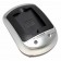 Akku Ladegerätebasis DTC-5101 für Canon LP-E5 Akkus mit Betriebs-LED (Status) und Lade-LED (Charge)