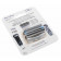 Alternative Braun 70S (70B) Kassette für Series 7 Pulsonic Prosonic, Active Power Scherkopf, Scherfolie, Klingenblock Kombipack, silber