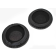 1 Paar (2 Stück) alternative Ohrpolster, Ringpolster aus Schaumstoff und Kunstleder mit Trägerring und Schaumstoffscheibe für Sennheiser Kopfhörer in Farbe schwarz, ersetzt die original Artikelnummer 040407