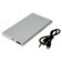Ansmann Powerbank 1700-0110 Externer Akku 4.000mAh Aluminium Gehäuse silber mit LED Anzeige, 1x USB-Port