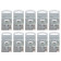 10 Packungen Rayovac Extra Advanced Hörgeräte (hearing aid / appareils auditifs) Knopfzellen (Batterien) Typ 13 (PR48), Zink-Luft mit 1,4 Volt und 310mAh im 6er Pack