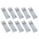 10x 10er Blister Camelion AG8 LR55 (AG8-BP10) Alkaline Knopfzelle, Batterie mit 1,5 Volt und 42mAh Kapazität