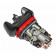 Braun Ersatz-Elektromotor, Motorblock, Antriebseinheit in Farbe rot / schwarz für Braun Series 5 / FlexMotionTec (Type 5748) Rasierer, bzw. Bart- und Haarschneider, Ersatzteil Artikelnummer 81377199