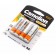 4er Pack Camelion Ni-Mh Akku AA 1,2V 2300mAh [NH-AA2300BP4] HR6 Mignon Fernbedienung Taschenlampe